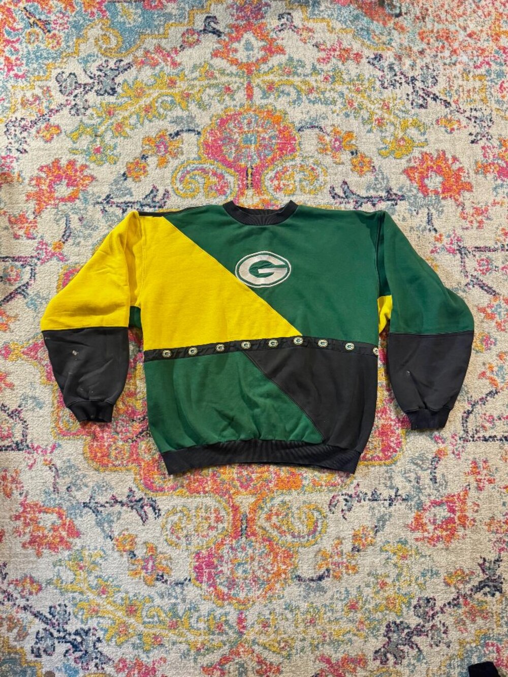 Vintage Green Bay Packers Crewneck Sweatshirt Size Men's XL